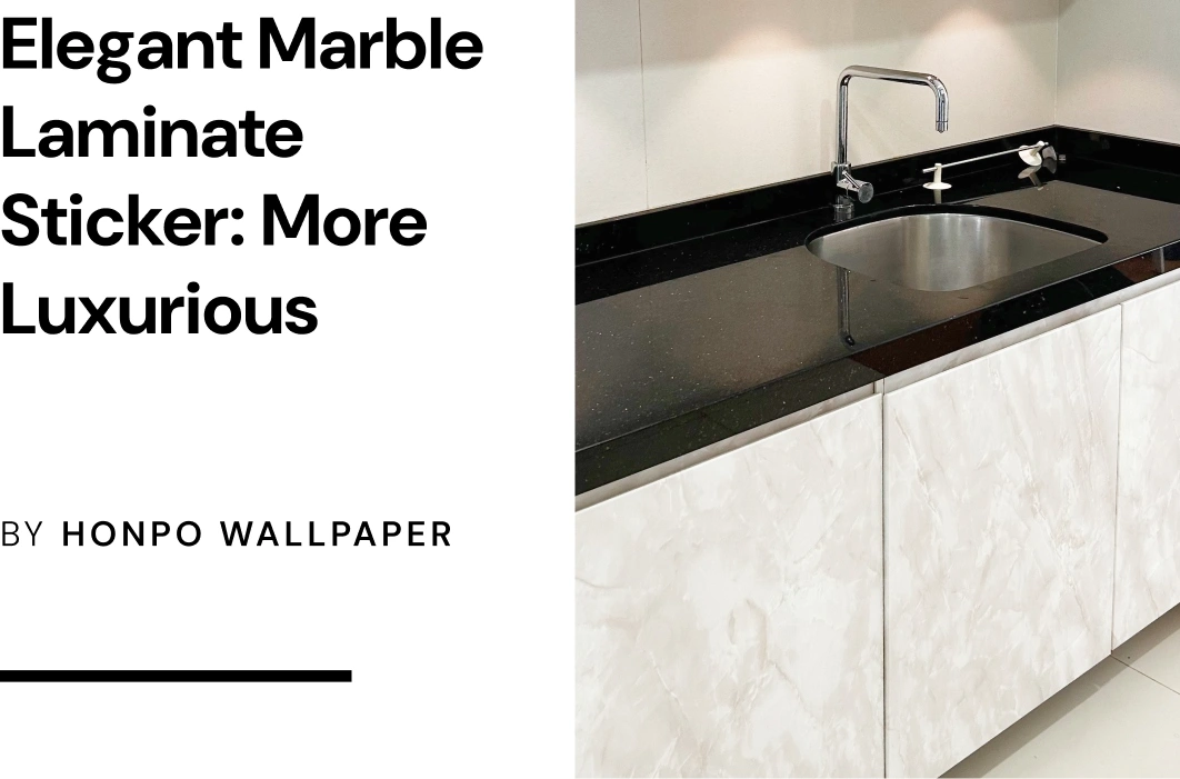 Elegant Marble Laminate Sticker: More Luxurious